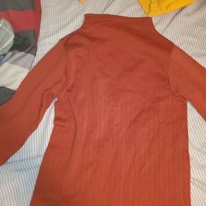 Auburn Turtleneck Blouse